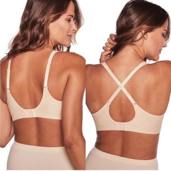 Bali Comfort Revolution Wirefree Bra 3488 - Size 34C - Nude - Picture 3 of 9